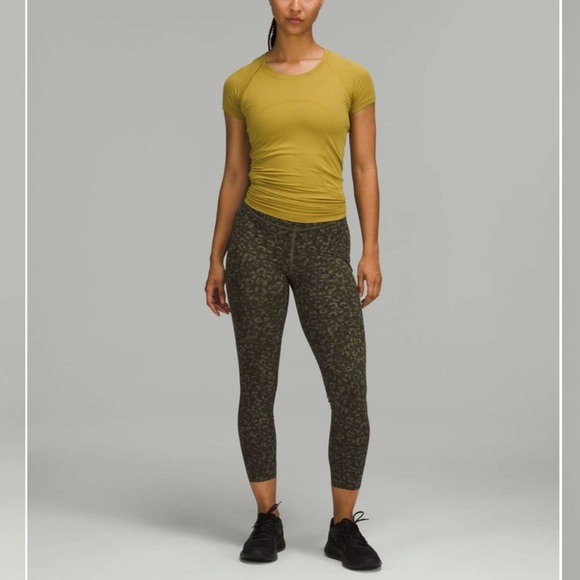 Lululemon Base Pace High-Rise Tight 25" in Intertwined Camo Medium Olive Multi 2 - Picture 15 of 15